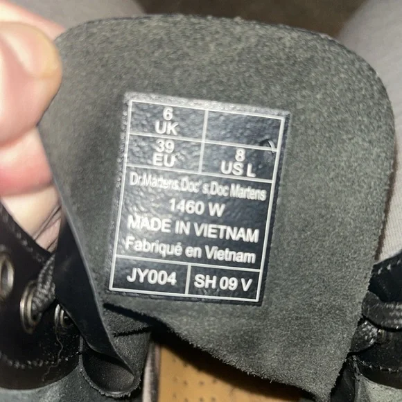 Dr.Martens black boots. Size 8. - Picture 2 of 3